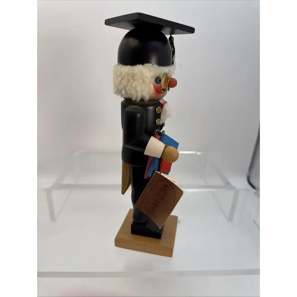 Christian Ulbricht Doctor Graduate Nutcracker Handmade Germany READ